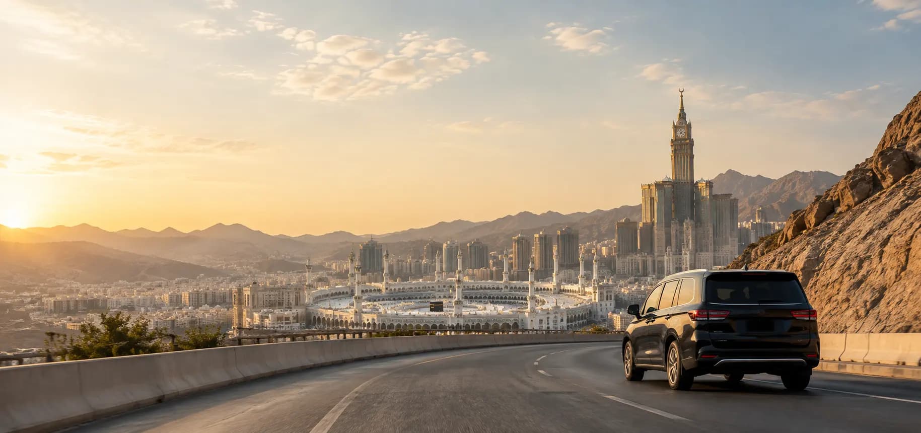 Pilgrims at the Grand Mosque in Makkah